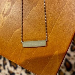 Silpada Sea Glass Bar Necklace